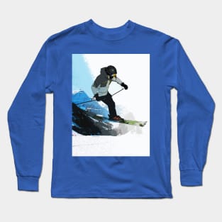 Livin' It! - Downhill Skier Long Sleeve T-Shirt
